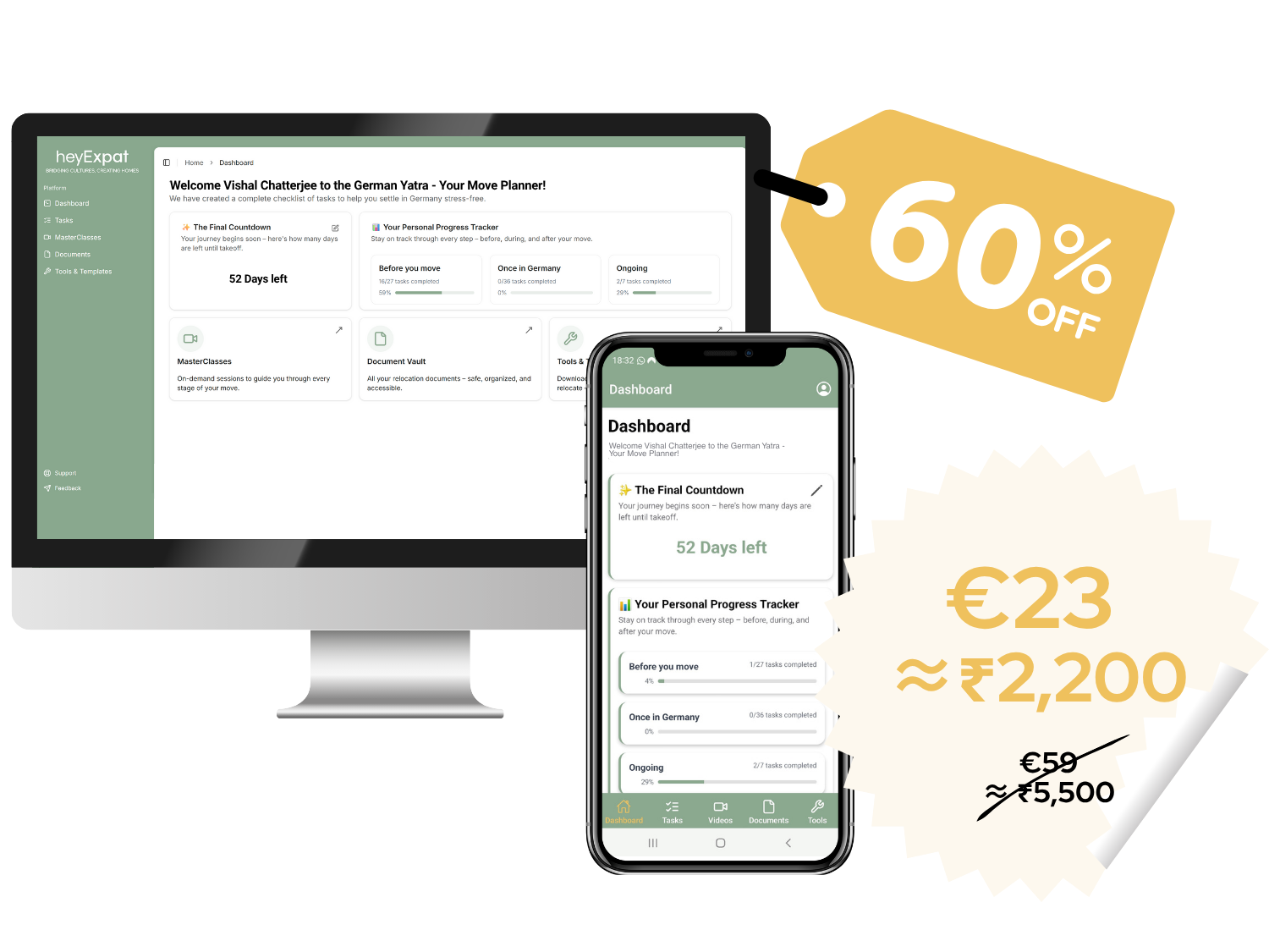 60 % off