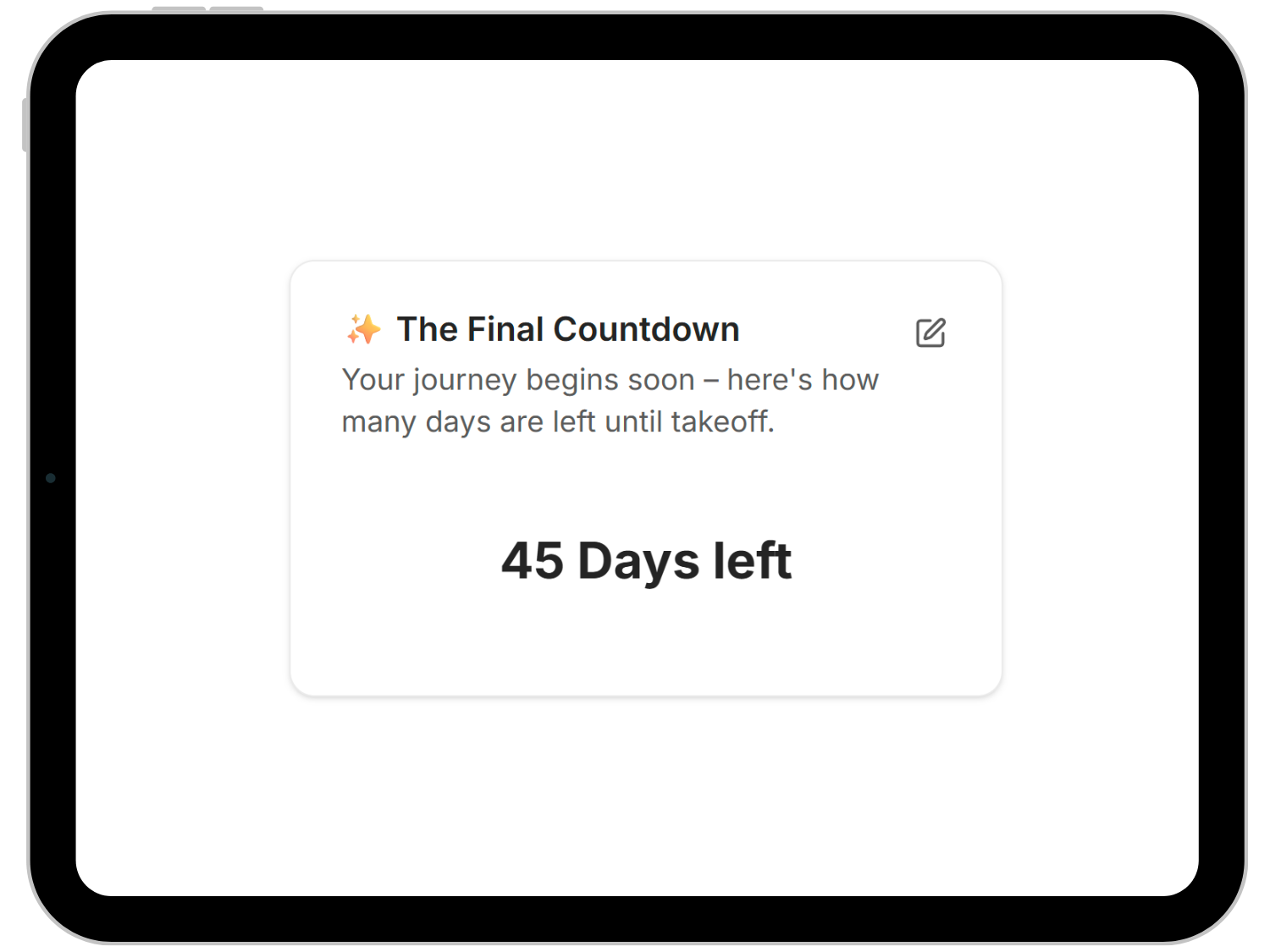 Final Countdown
